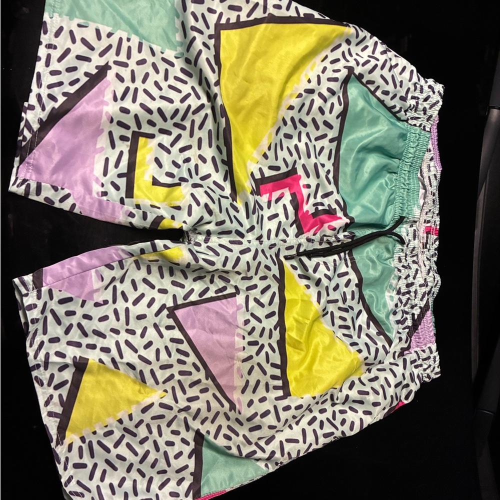 Colorful Geometric Women's Shorts